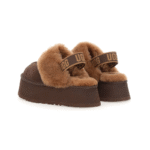 UGG Kids Funkette slippers - Burnt Cedar - Image 4