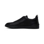 Zegna Deerskin Leather Triple Stitch All Black - Image 2