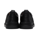 Zegna Deerskin Leather Triple Stitch All Black - Image 4