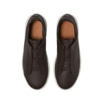 Zegna Triple Stitch SECONDSKIN Dark Brown - Image 4