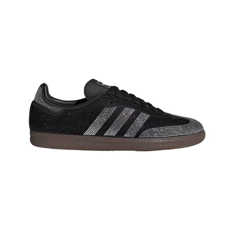 adidas-Samba-OG-Rhinestone-Black-Silver.png Adidas Samba OG Rhinestone Black Silver - Image 1