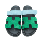 Hermès Chypre sandals Light blue Green - Image 3