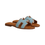 Hermès Oran sandals Bleu Clair - Image 2