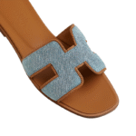 Hermès Oran sandals Bleu Clair - Image 4