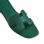 Hermès Oran sandals Vert Oyat - Image 4