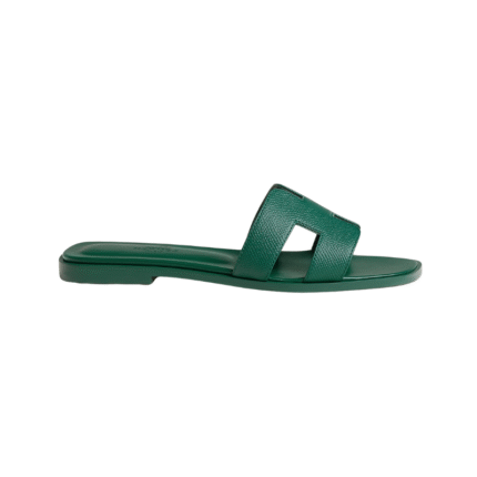Hermès Oran sandals Vert Oyat