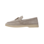 Loro Piana Summer Charms Walk Loafers Beige - Image 2
