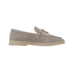 Loro Piana Summer Charms Walk Loafers Beige