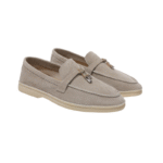 Loro Piana Summer Charms Walk Loafers Beige - Image 3
