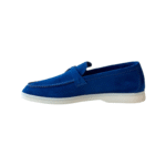 Loro Piana Summer Charms Walk Loafers vibrant blue - Image 2