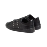 Valentino Garavani Rockstud Untitled Black calfskin leathe - Image 3