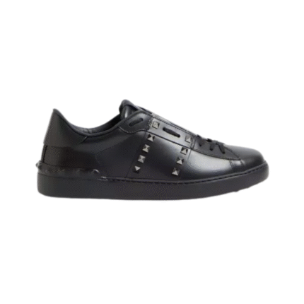 Valentino Garavani Rockstud Untitled Black calfskin leathe