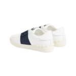 Valentino Garavani Rockstud Untitled White Navy calfskin leathe - Image 3