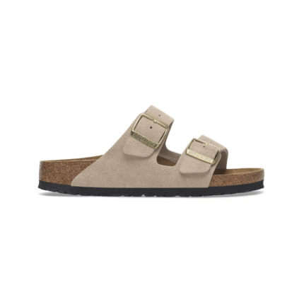Birkenstock Arizona suede sandal Sand Castle
