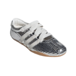 adidas Tokyo Mary Jane Snake Print Metallic Silver - Image 3