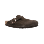 Birkenstock Boston clogs suede leather Mocca Dark Brown - Image 4