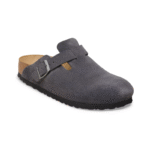 Birkenstock Boston clogs suede leather Charcoal - Image 2