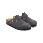 Birkenstock Boston clogs suede leather Charcoal - Image 3