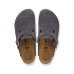 Birkenstock Boston clogs suede leather Charcoal - Image 4