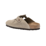 Birkenstock Boston clogs suede leather Taupe - Image 3