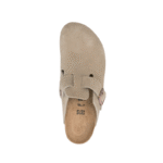 Birkenstock Boston clogs suede leather Taupe - Image 4